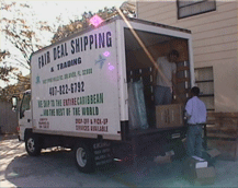 Fair Deal delivery truck and team at a customer location